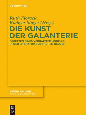 cover image of Die Kunst der Galanterie